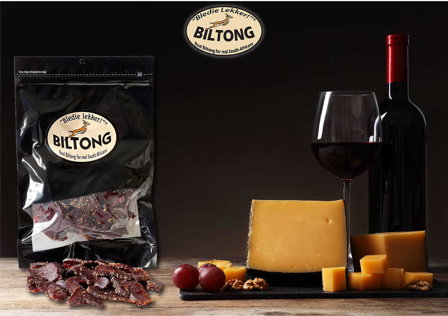 Bledie Lekker Biltong Sliced 8Oz