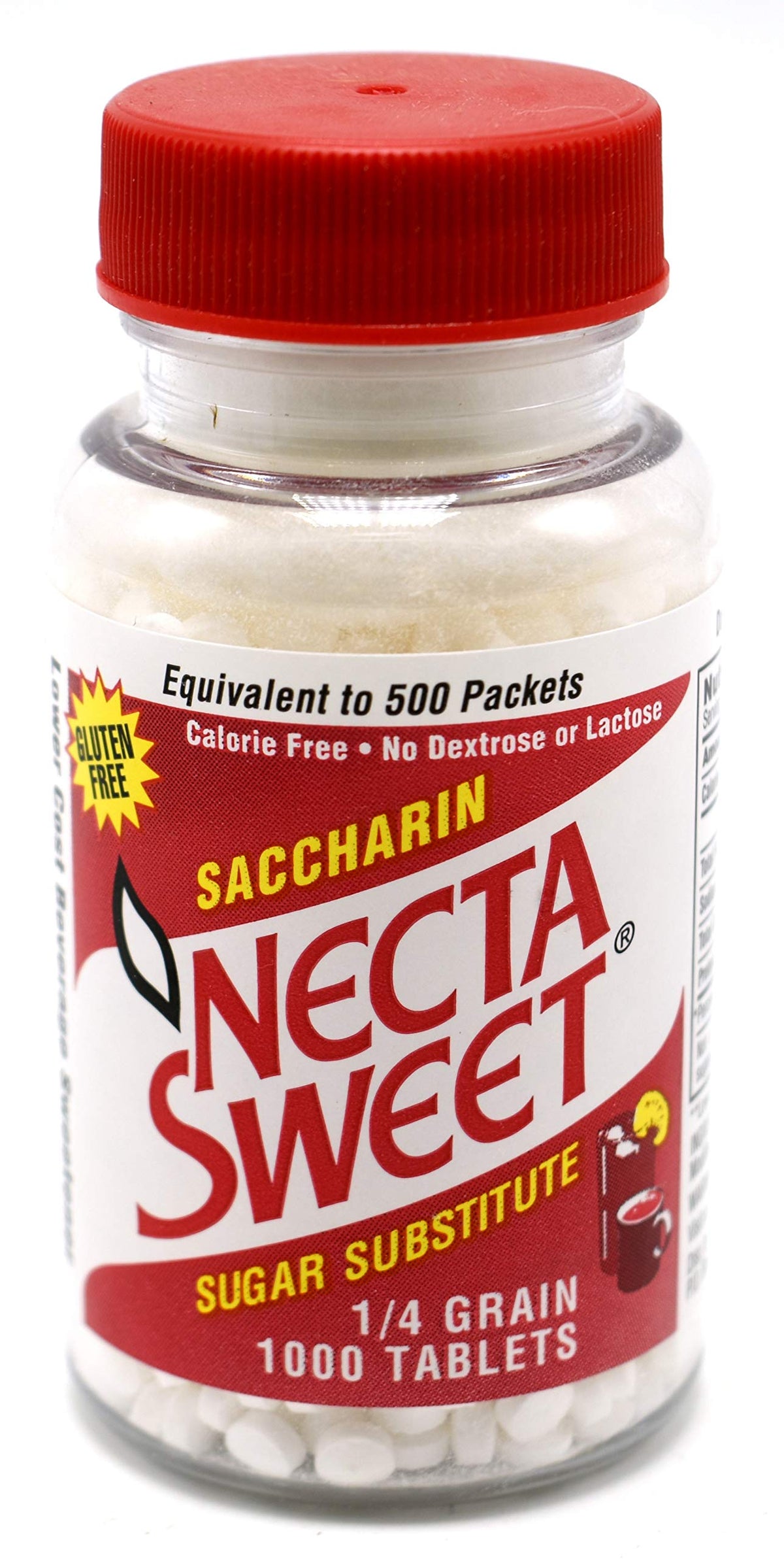 Necta Sweet Saccharin Sugar Substitute 1/4 Grain 1000 compact pieces