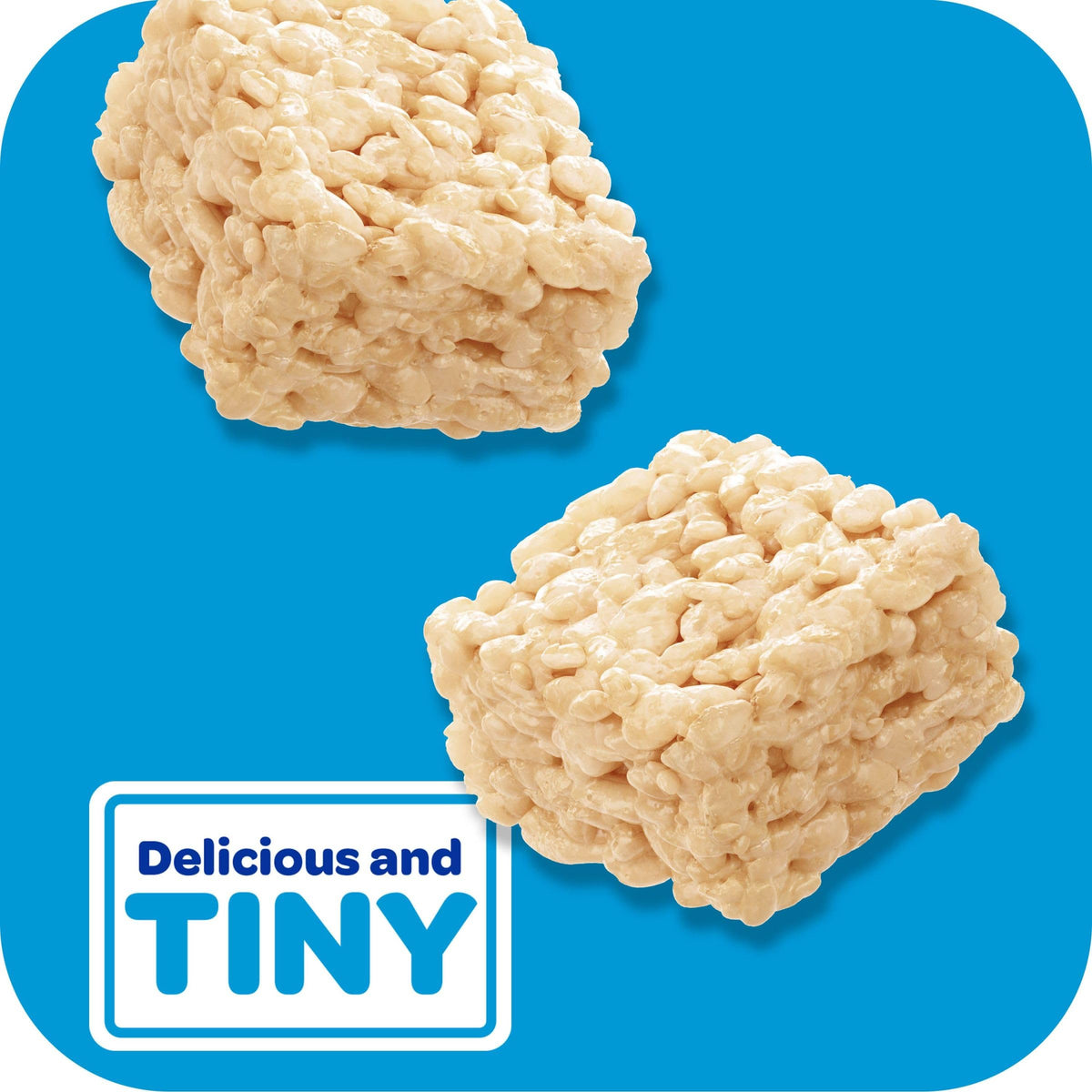 RICE KRISPIES   Mini Squares, Kids Snacks, 40 Count, Original, Grab n Go, 15.5oz Box