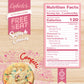 CYBELE CONFETTI COOKIES ( 6 X 6 OZ   )