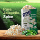Poptime Kettle Corn Popcorn Bags Individual Servings - Sweet & Spicy Jalapeno & Himalayan Pink Salt Popcorn Individual Bags, Hea