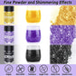 SigWong Edible Glitter Set, 3 Colors Luster Dust, Food Grade Metallic Sprinkles, 5g - Black, Purple, Gold
