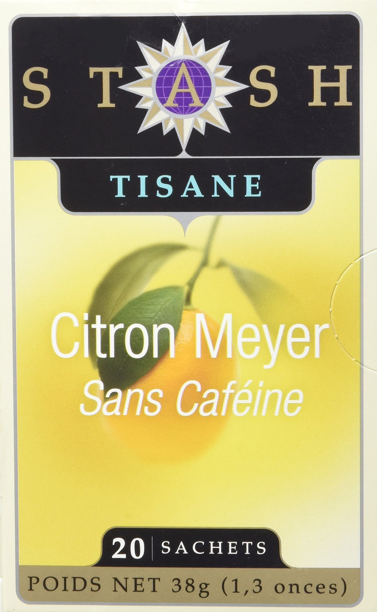 Stash Tea Meyer Lemon Herbal Tea 20 Count
