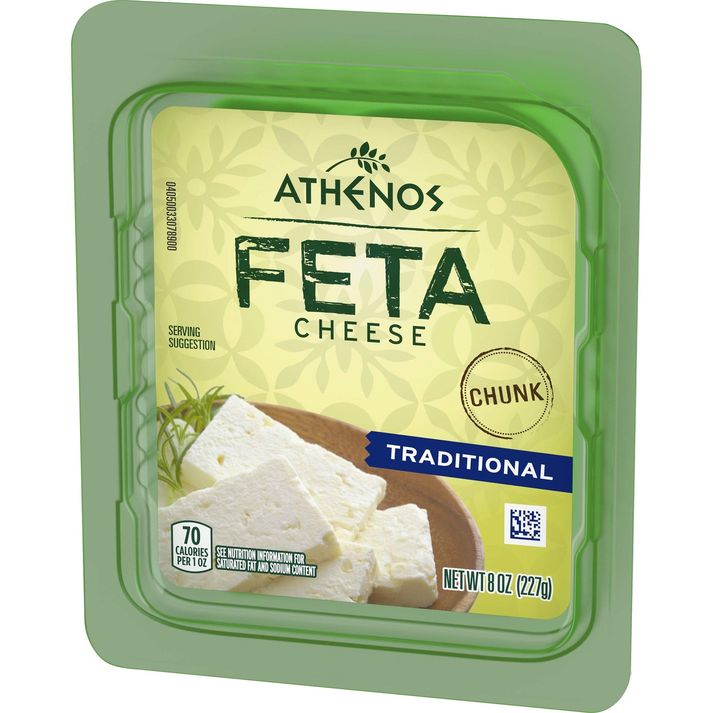 Athenos Chunk Traditional Feta Cheese (8 oz Tub)