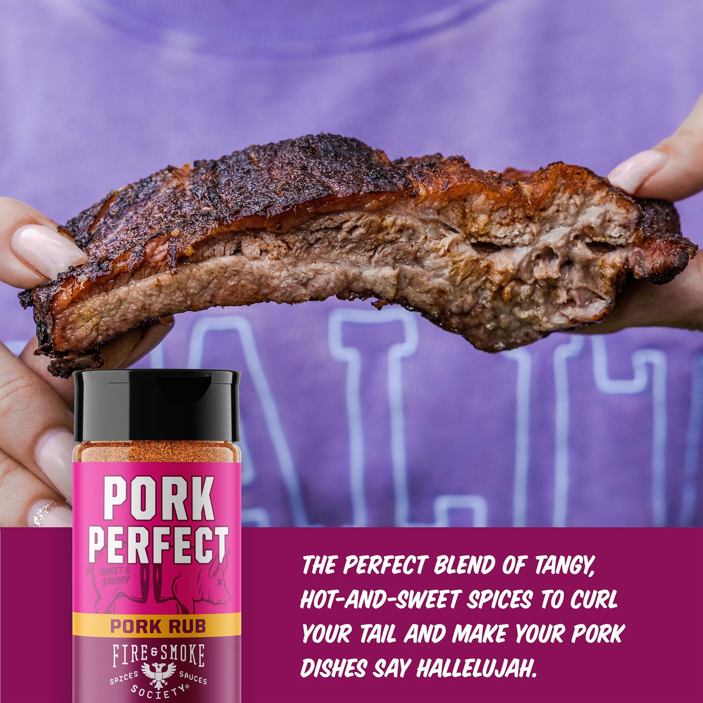 Fire & Smoke Society BBQ Rubs Variety Pack | 4-Pack, 6 Ounce Each | Ideal for smoky aroma and Grilling