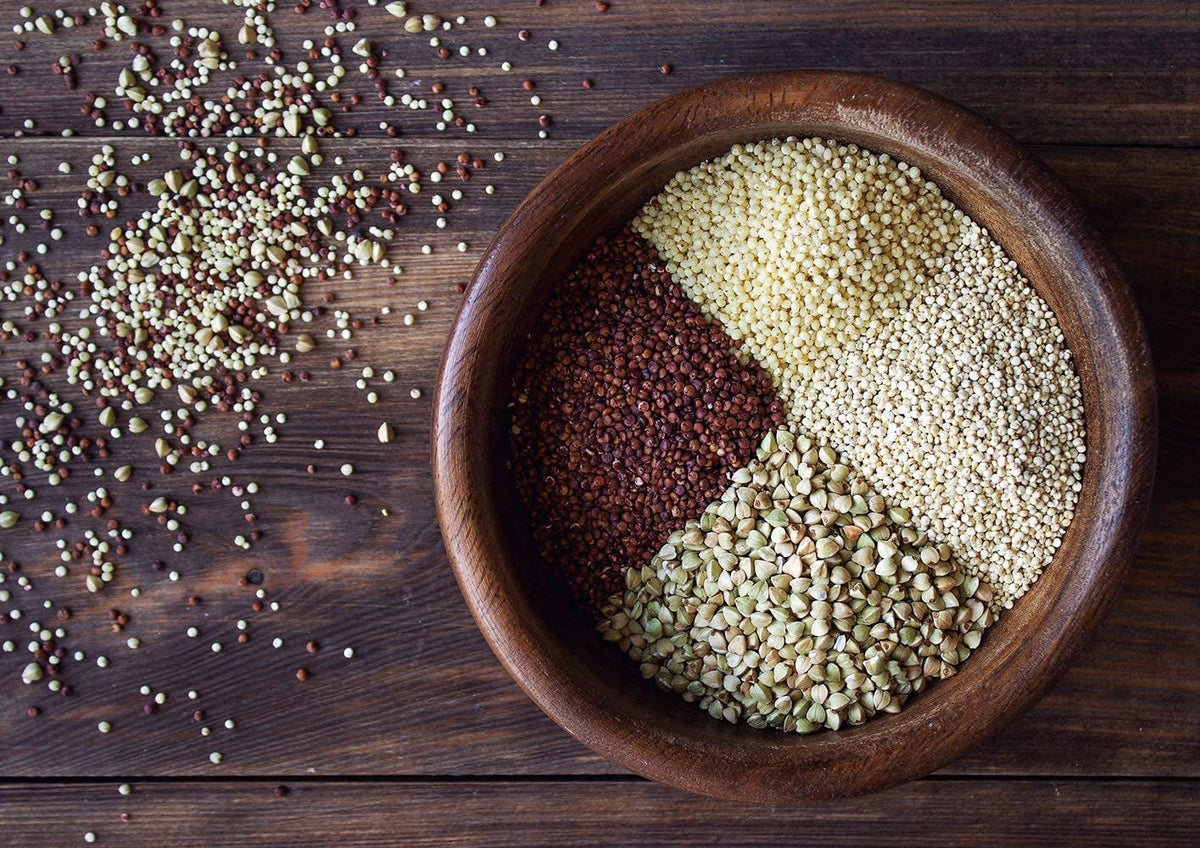 Food To Live Organic Super Grains Blend, 5 Pounds - A Mix Of Millet, Buckwheat, Red And White Quinoa. Non-Gmo, Non-Irradiated, V
