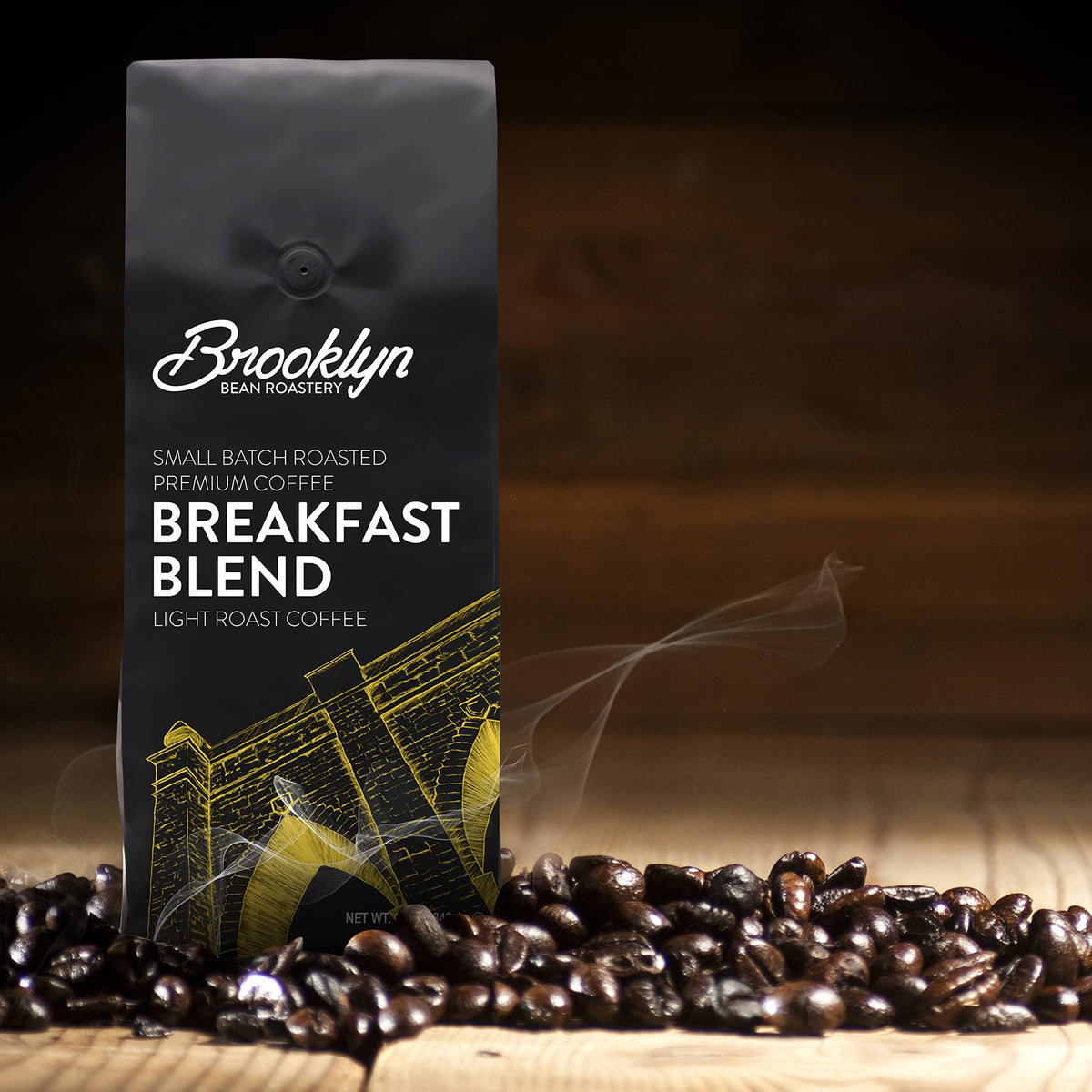 Brooklyn Beans Bagged Ground Coffee Variety Pack Light Medium Dark Roast And Flavored Assorted Gift Sampler 12 Oz Pack , 72 Ounc