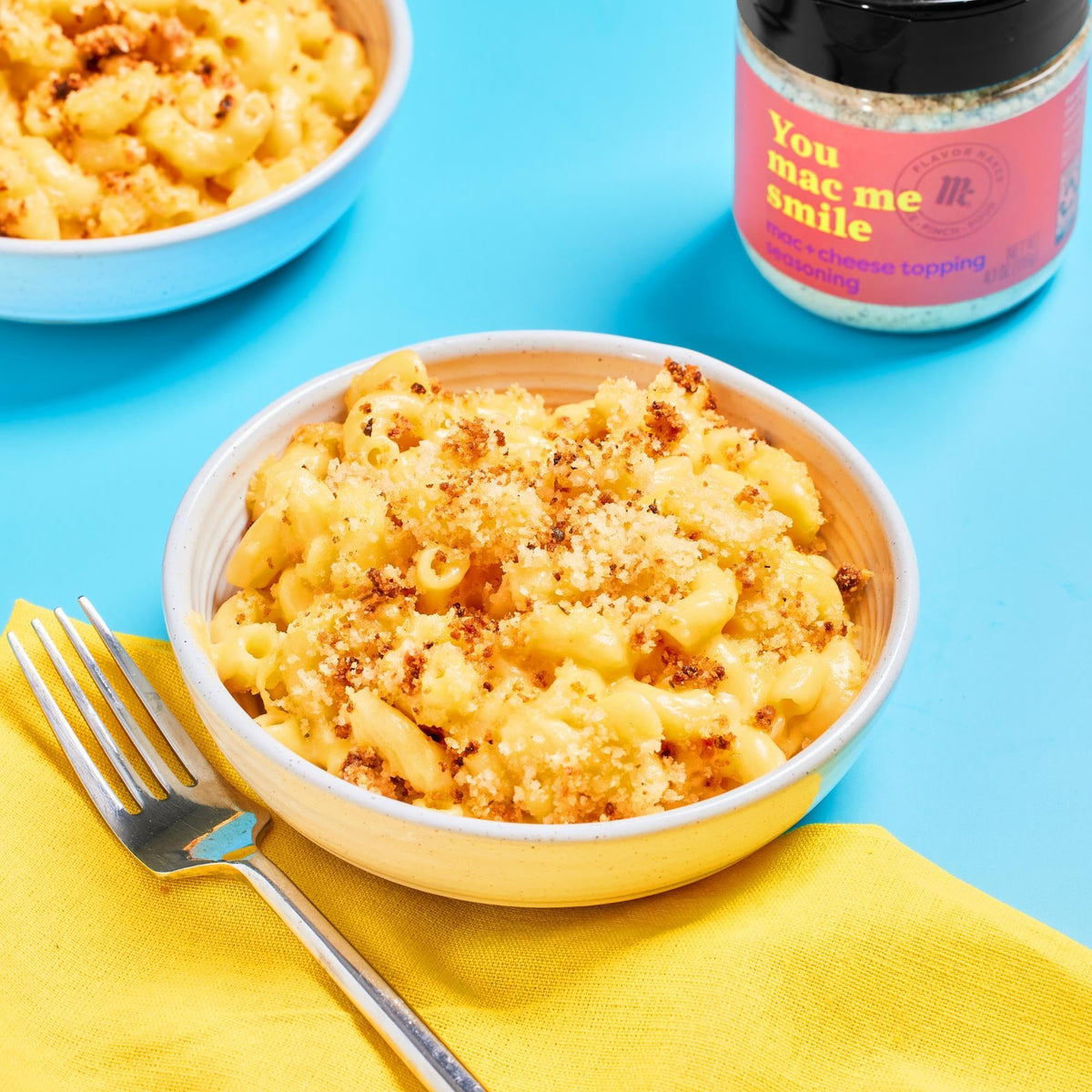 Mccormick Mac + Cheese Topping Seasoning, Flavor Maker, 4.1 Oz