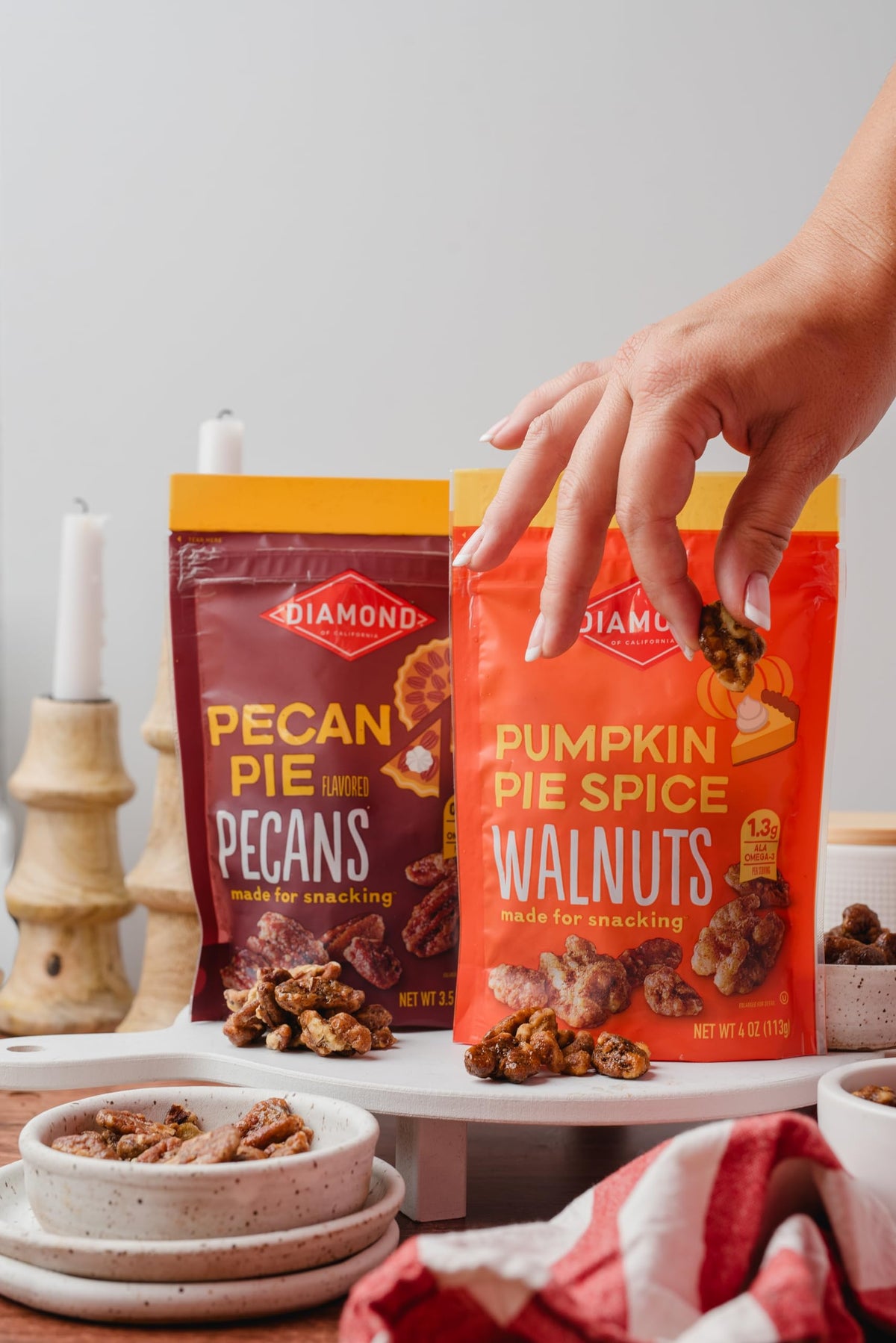 Diamond of California Pumpkin Pie Spice Snack Walnuts, 4 oz, 1 pack