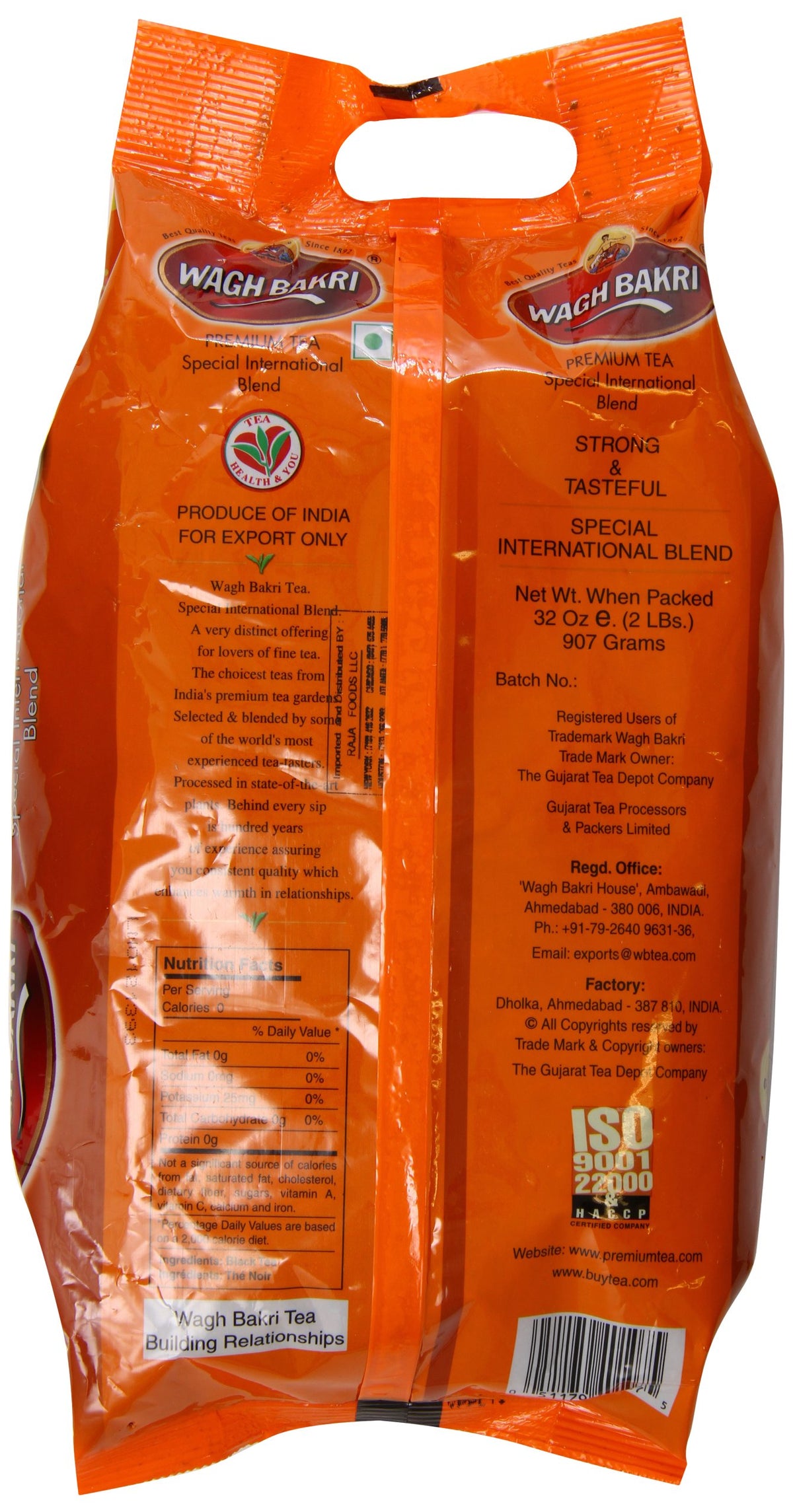 Wagh Bakri Premium International Blend Tea, 2 Pound