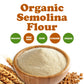 Food To Live Organic Italian Semolina Flour, 5 Pounds - Premium Durum Wheat, Perfect For Pasta And Pizza Dough, Ideal For Authen