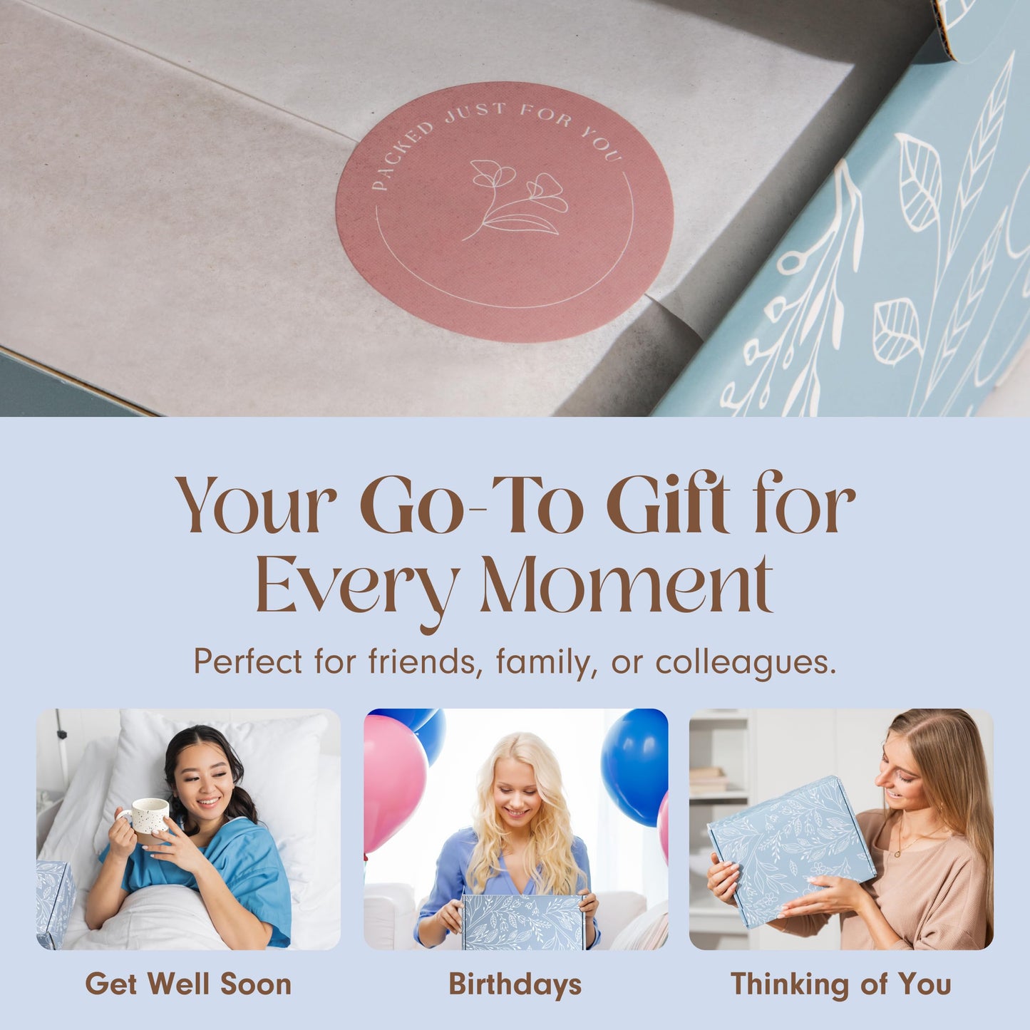 Birthday Tea gifts For Women Personalized Birthday gifts for Best Friend Sister Daughter Mom By Unboxme (Happy Birthday card)