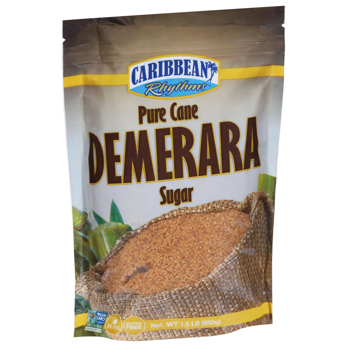 Caribbean Rhythms Pure Cane Demerara Sugar, 1.5 lb. (Pack of 2)
