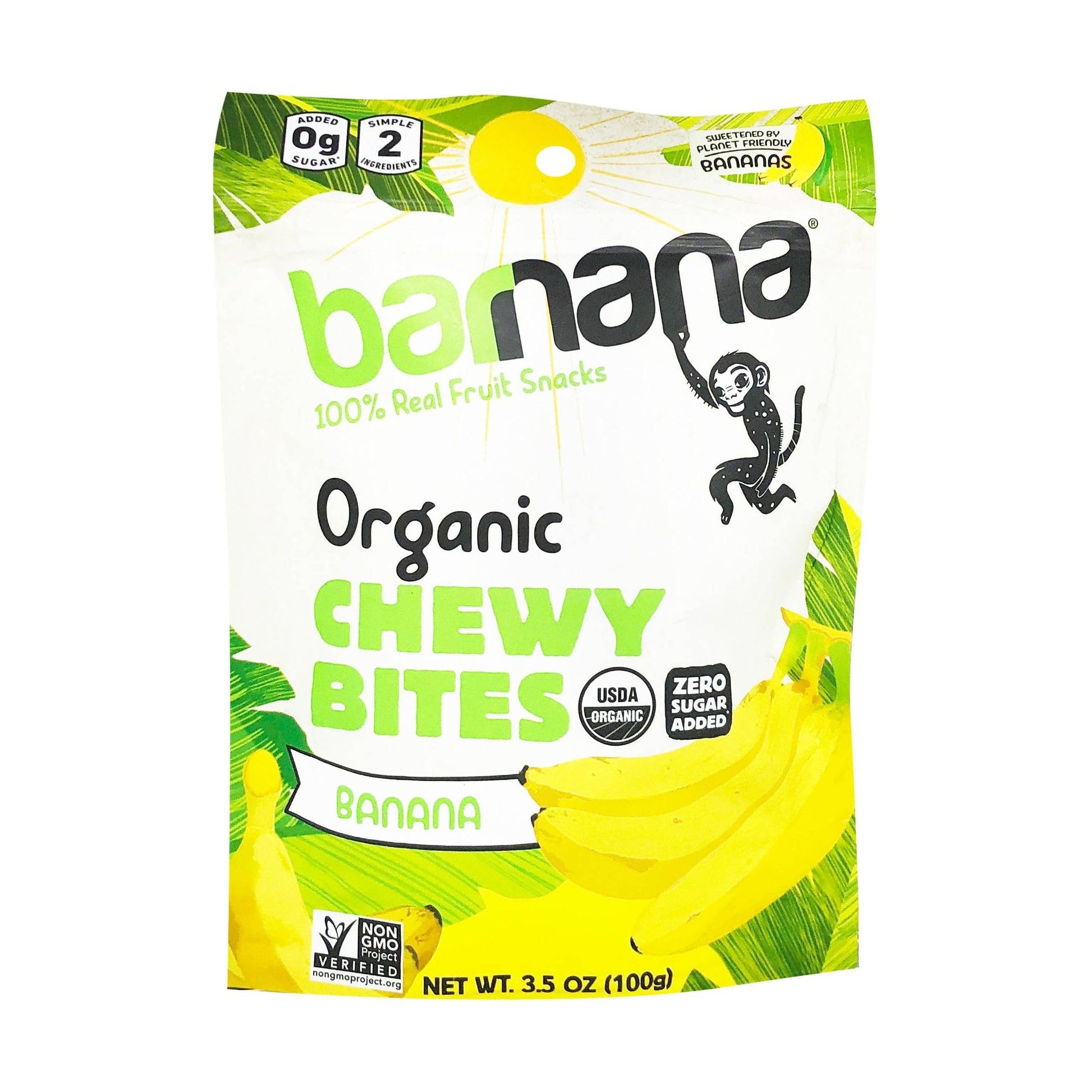 Barnana Organic Chewy Banana Bites, Original, 3.5 Ounce (Pack of 1) - Model 755801