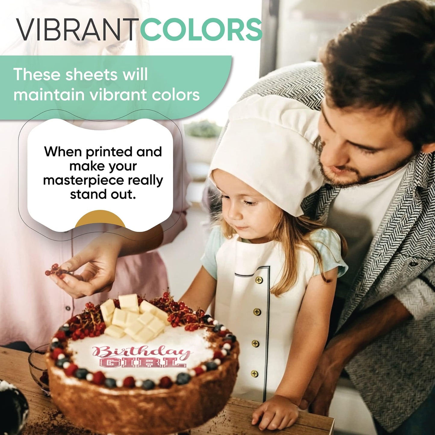 Splendid Sensations 25 ct Edible Paper  Edible Printer  Edible Images for Cakes  Edible Paper for Cakes and Cookies  Sugar Paper  Icing Sheets  Edible Cake Images  Edible Cake Prints
