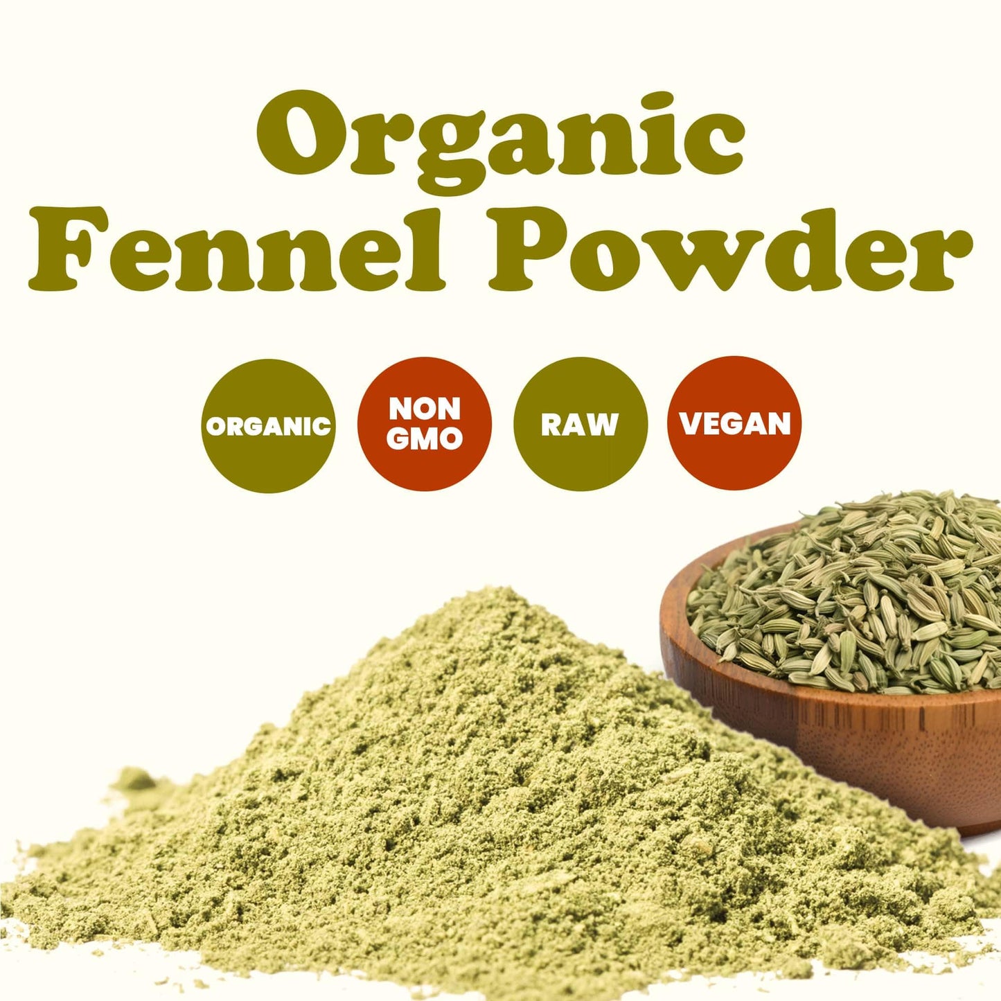 Food To Live - Organic Fennel Seed Powder, 5 Pounds - Aromatic & Versatile Flavor. Pure & Non-Gmo. Rich In Vitamins & Fiber. Gro