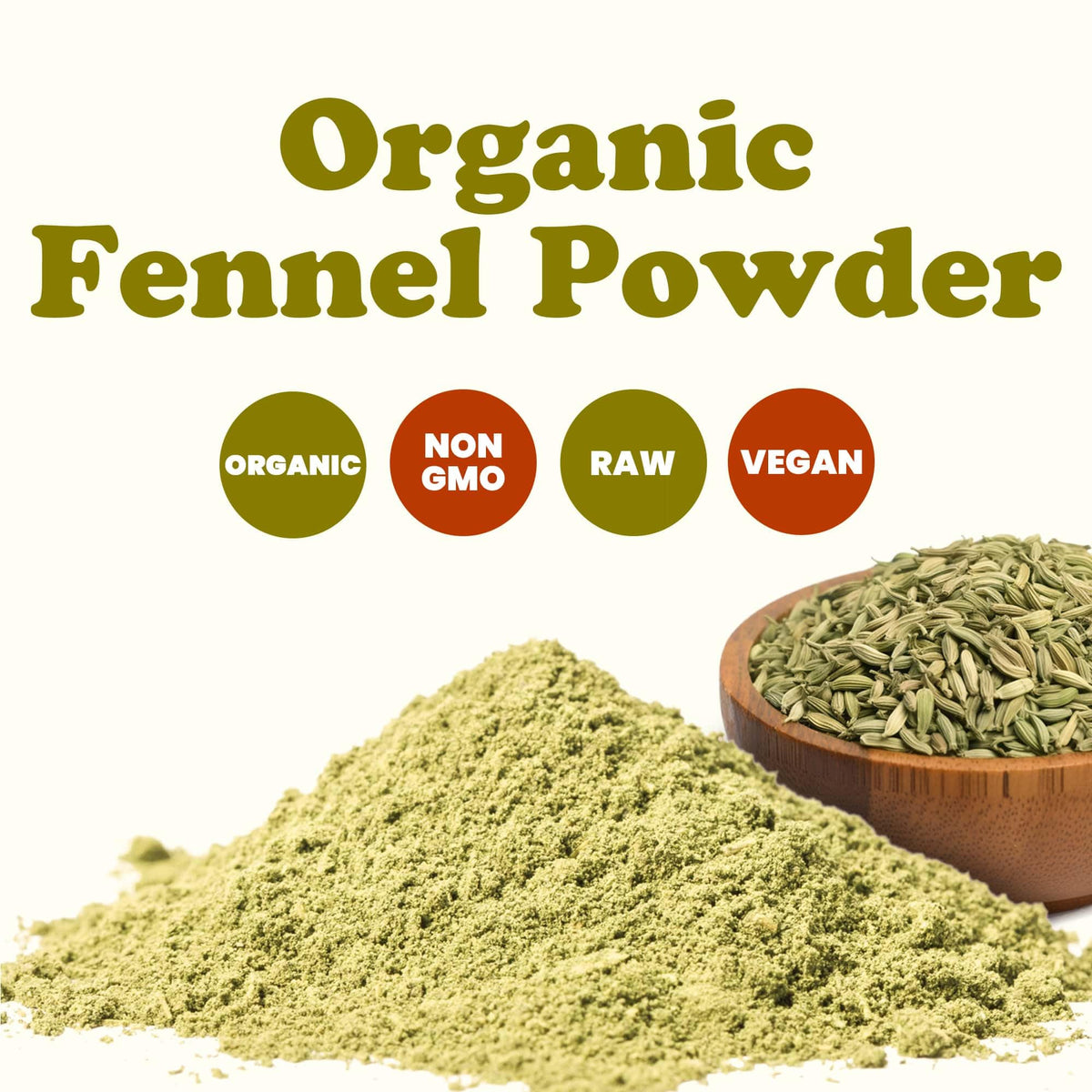 Food To Live - Organic Fennel Seed Powder, 10 Pounds - Aromatic & Versatile Flavor. Pure & Non-Gmo. Rich In Vitamins & Fiber. Gr