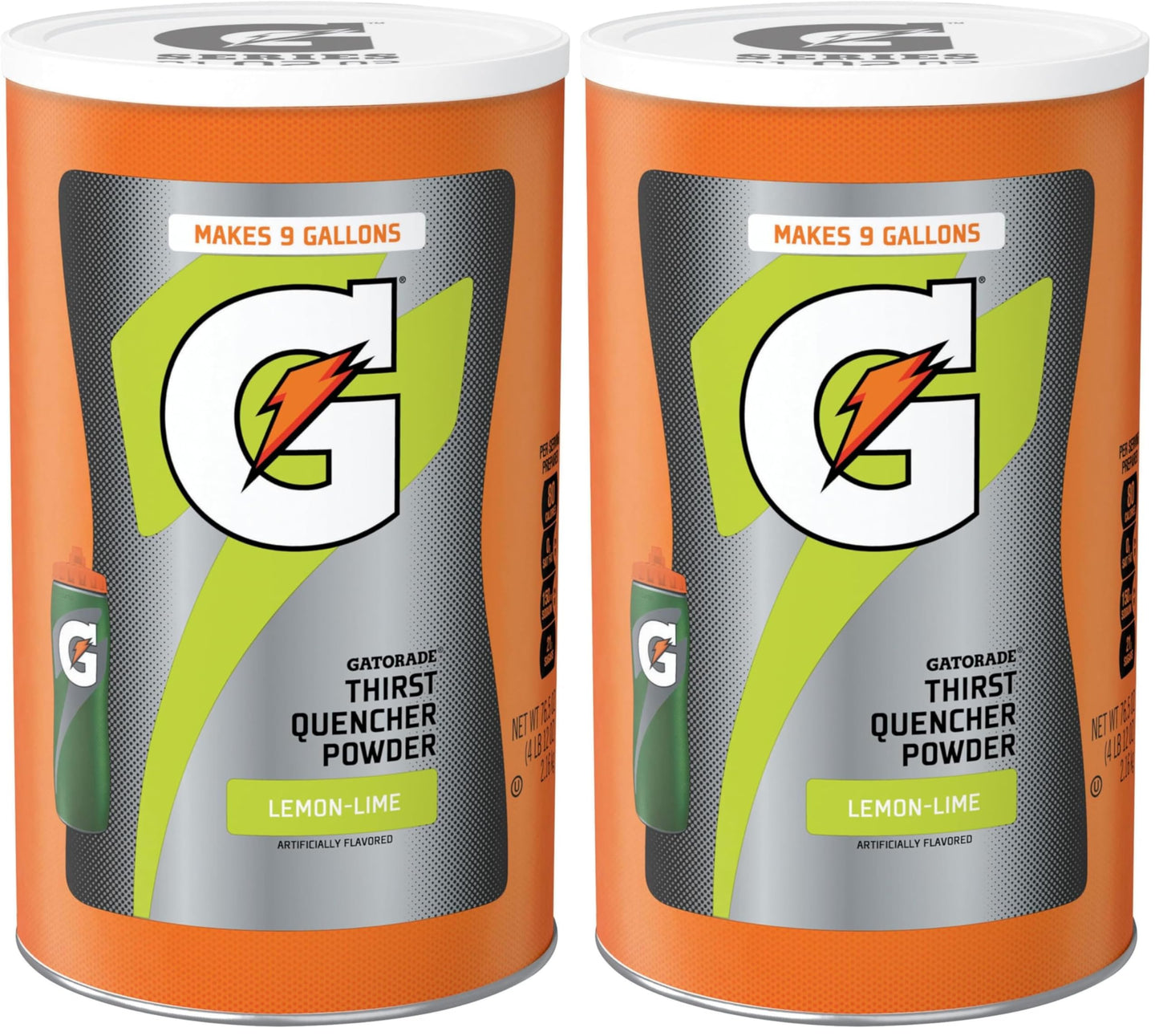 Gatorade Thirst Quencher Powder, Lemon Lime, 76.5 Ounce,Pack of 2