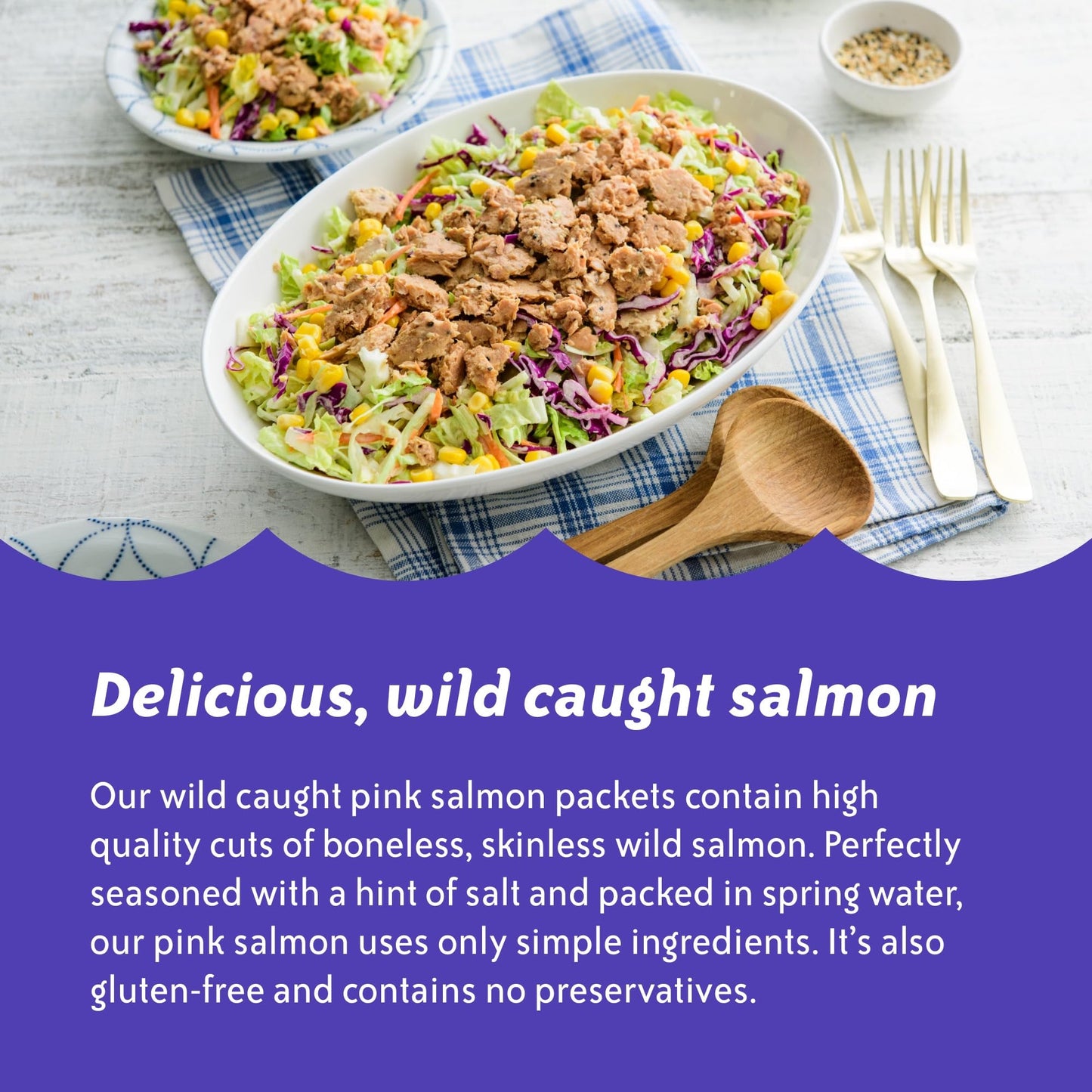 Chicken of the Sea Smoked Alaskan Pink Salmon, Wild Caught, 3 oz. Packets, Box of 12