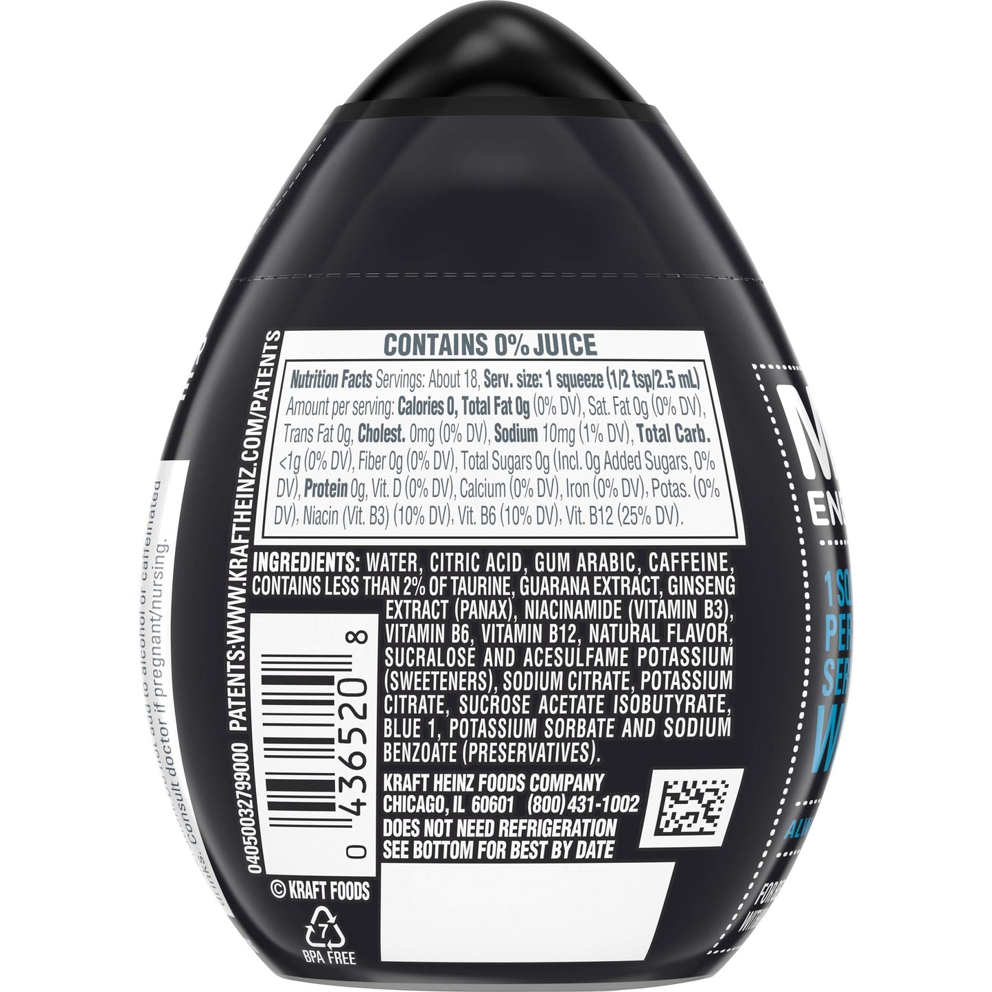 Mio Energy Liquid Water Enhancer, Wicked Blue Citrus, 1.62 Fl Oz, 4-Pack