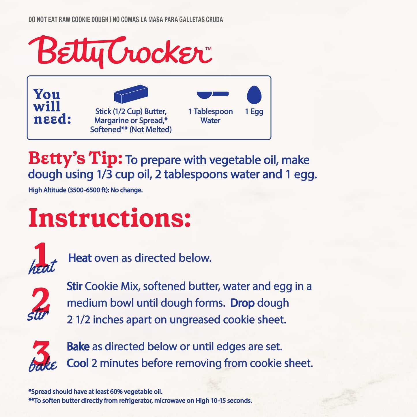 Betty Crocker Double Chocolate Chunk Cookies, Cookie Baking Mix, 17.5 Oz (Pack Of 12)