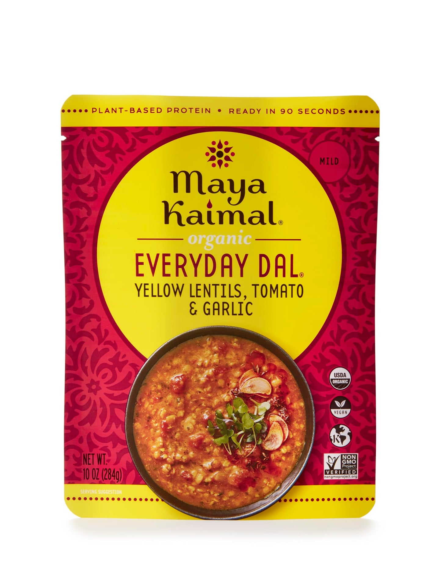 Yellow Lentils with Tomato & Garlic