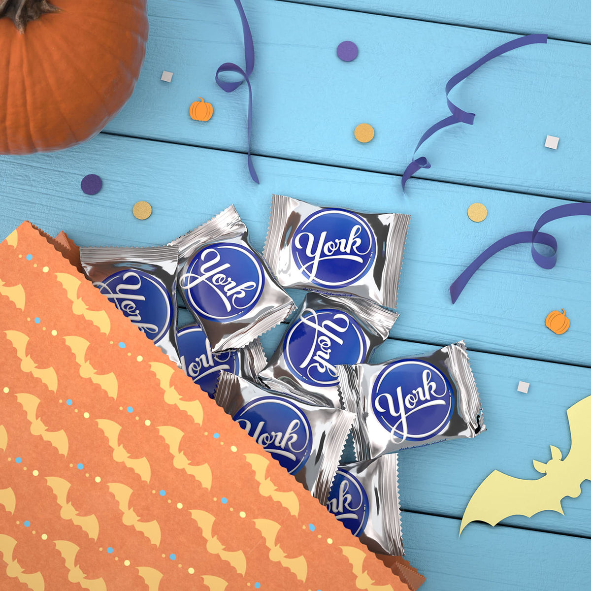 York Dark Chocolate Peppermint Patties, Halloween Candy Party Pack, 35.2 Oz