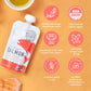 Serenity Kids 6+ Months Baby Food Pouches Puree Made With Ethically Sourced Meats & Organic Veggies  3.5 Ounce Bpa-Free Pouch  W