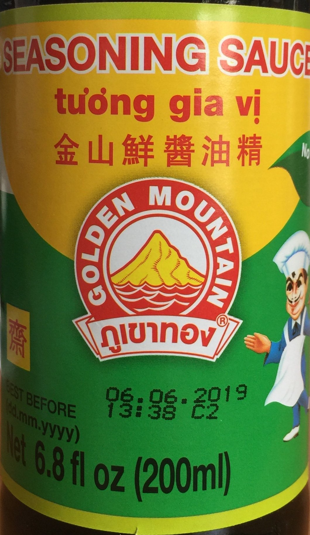 Golden Mountain Seasoning Soybean Sauce - 6.8 Fl Oz Bottle