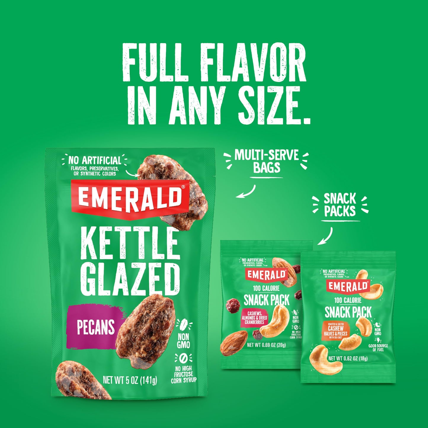 Emerald Diamond 100 Calorie Packs Dry Roasted Almonds