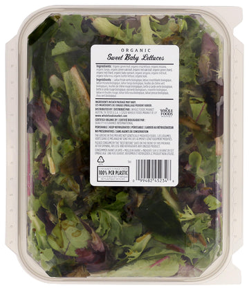 Whole Foods Market, Organic Sweet Baby Lettuces, 5 oz