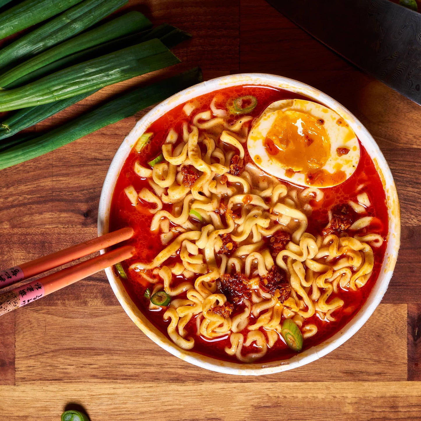 Snapdragon Chili Crunch Ramen Cups - Instant Ramen Bowl, 6 Pack, 4.23oz Each, Easy Meal Prep, Authentic Wheat Noodles