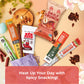Spicy Jerky & Nuts Gift For Men - Basket Stuffers For Adults Prefilled W Curated Exotic Beef Jerky - Premade Gift Bag For Dad, M
