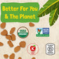 Barnana - Organic Chewy Dipped Banana Bites, Peanut Butter, Chewy Banana Snack, Made With Real Fruit, Kosher, USDA Organic, Pale