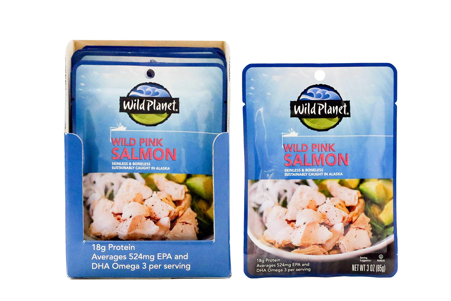 Wild Planet Salmon, Pink, 3 Ounce, Model WLD00133