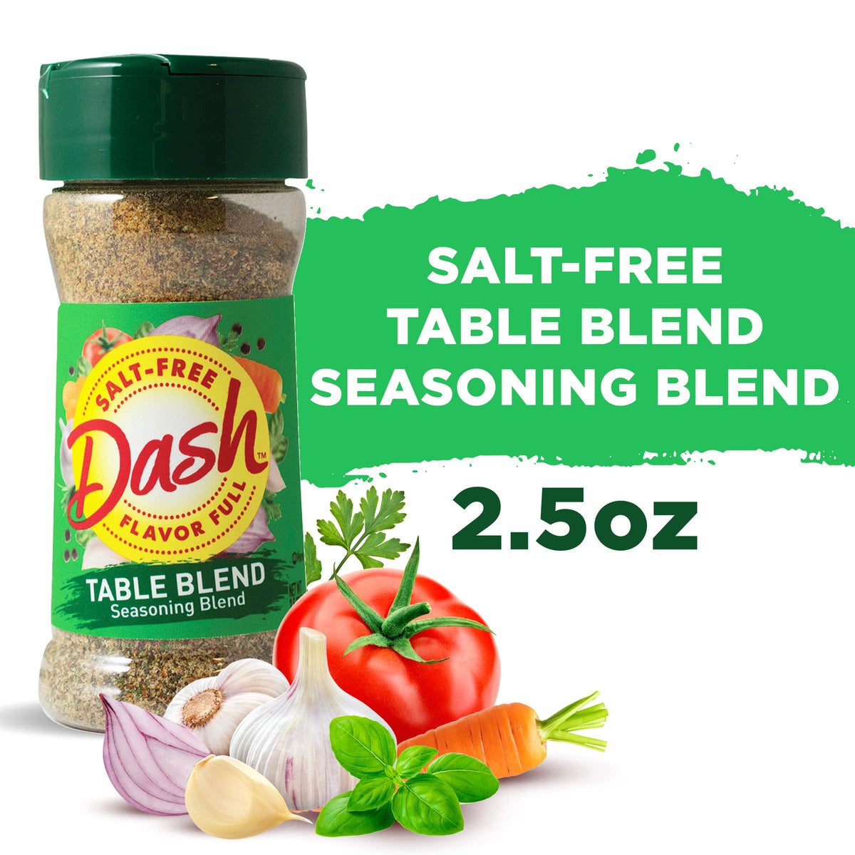 Dash Salt-Free Seasoning Blend, Table Blend, 2.5 Ounce (Pack Of 8)