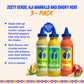 Tari Hot Sauce - Rocoto & Amarillo Pepper Variety Pack - Aji Amarillo + Zesty Verde + Smoky Heat - 11.8oz each (3Pk)