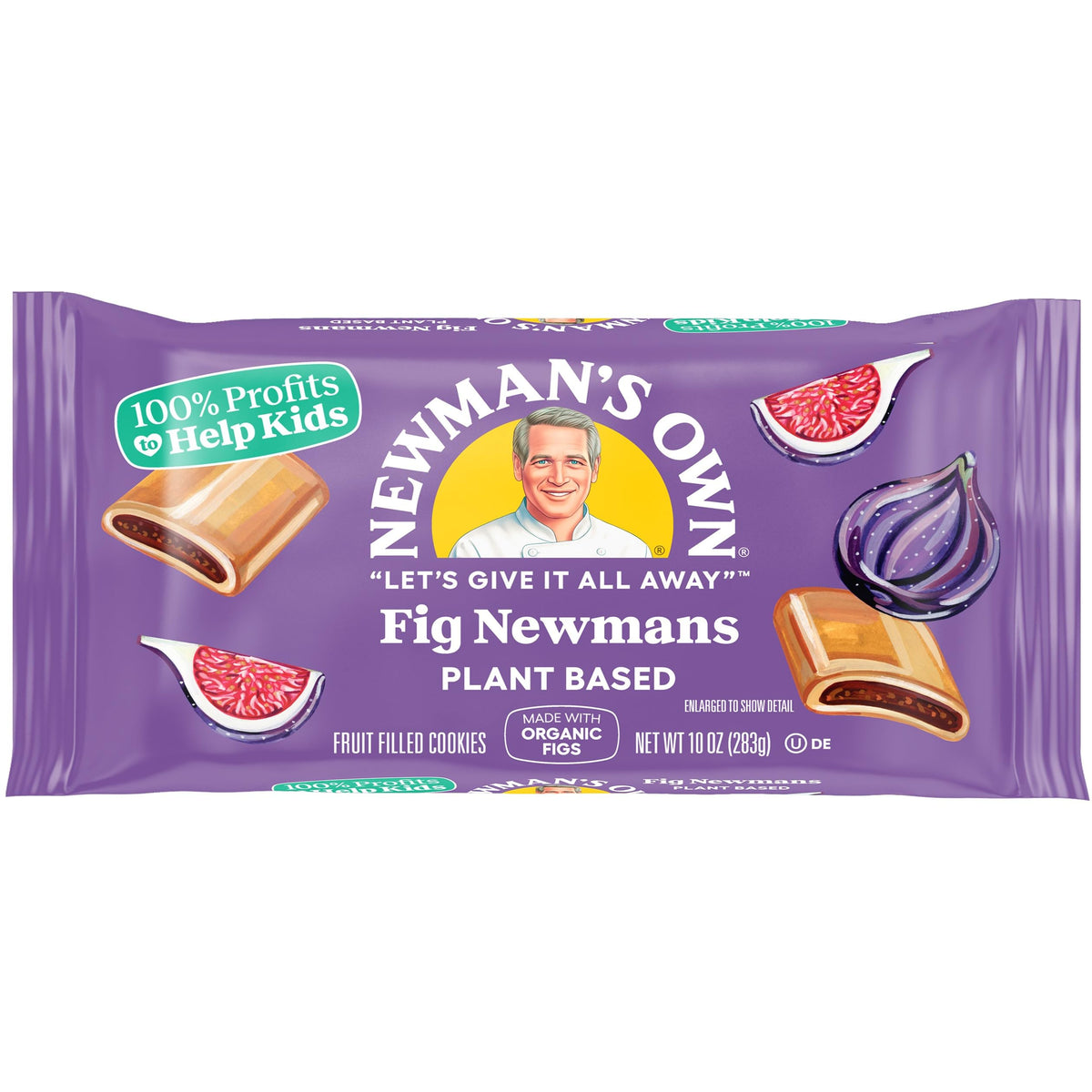 Newman's Own Plant Based Fig Newmans Cookies - 10 oz - 6 Pack - Made with Organic Figs