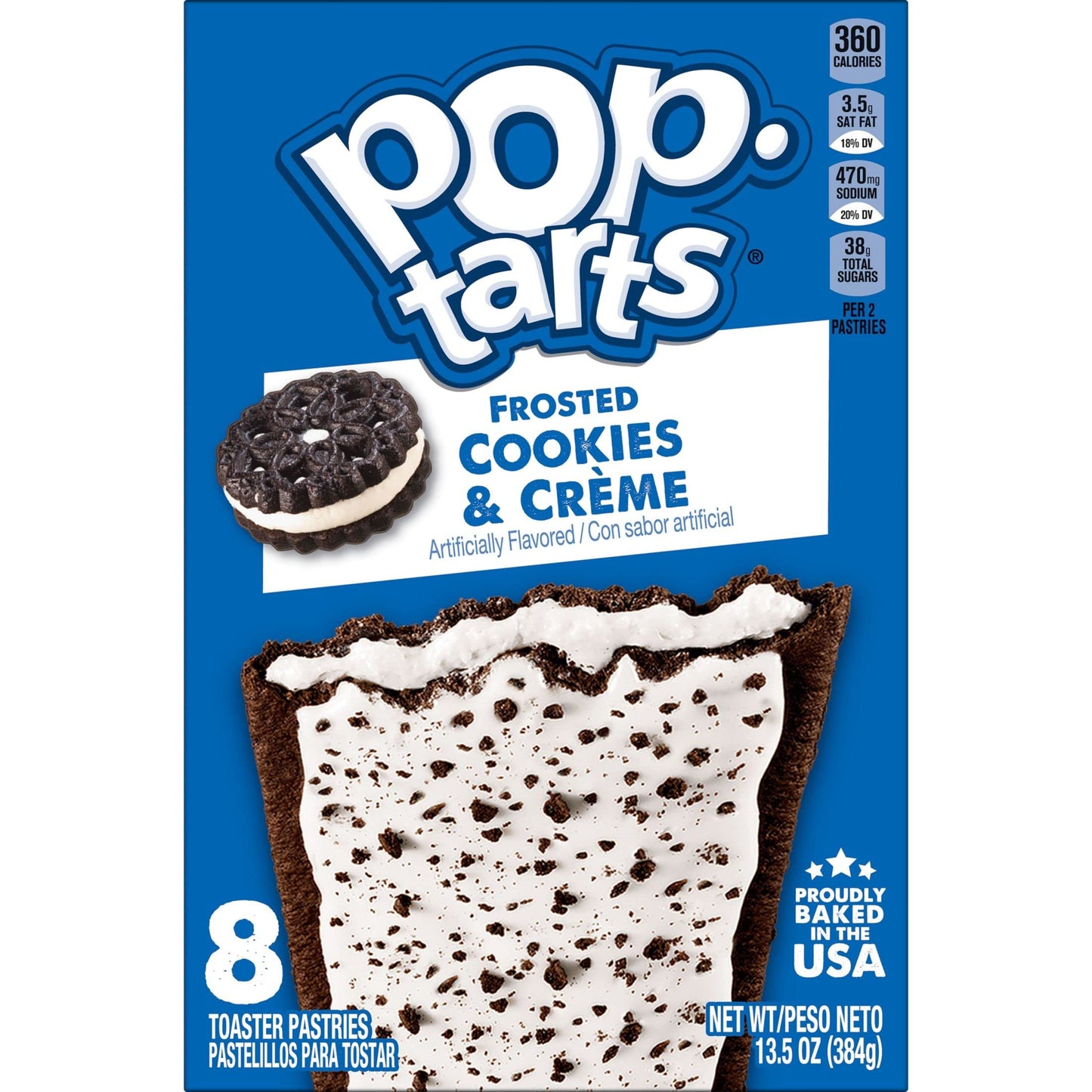 Kelloggs Pop-Tarts Cookies & Creme 13.5oz 12ct