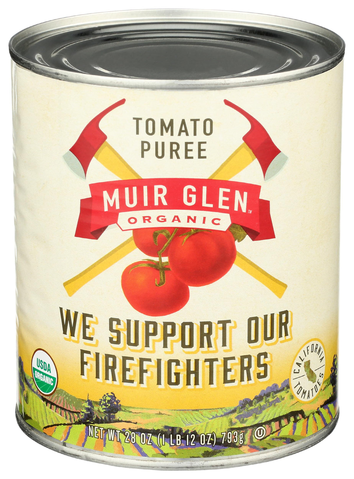 Muir Glen USDA Certified Organic Tomato Puree, 28 oz
