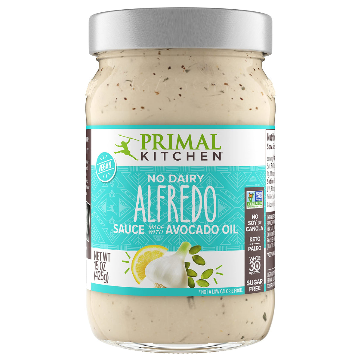 Primal Kitchen, Alfredo Sauce Avocado Oil No Dairy, 454 Gram