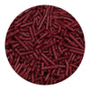 NCS Maroon Edible Jimmies Sprinkles, 8 ounces