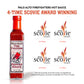 Palo Alto Firefighters Pepper Sauce Variety Pack (8.5Oz) - Pack Of 3 (Original, Habanero, Ghost Pepper) - Salt Free Pepper Plant