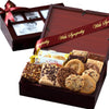 Broadway Basketeers Sympathy Gift Basket Gourmet Food Gift Basket For Loss Of A Loved One - Dessert, Cookies, Brownies, With Photo Gift Box For Condolences, Bereavement, Memorial, Remembrance, Shiva