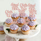 24Pcs Rose Gold Happy 65Th Birthday Cupcake Toppers Sixty Five Straight Outta 1960 Cupcake Picks Cheers To 65 Lengend Since 1960