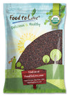 Food to Live Organic Black Quinoa, 10 Pounds - Non-GMO, Whole Grain, Sproutable, Kosher, Vegan, Sirtfood. Easy to Cook. Source o