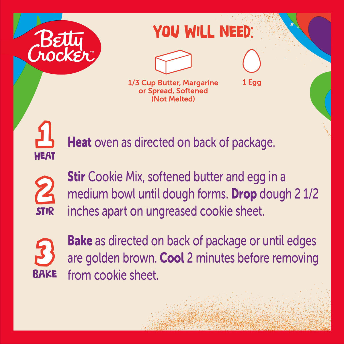 Betty Crocker Cinnamon Toast Crunch Cookie Mix, Made with Cinnadust, 12.6 oz