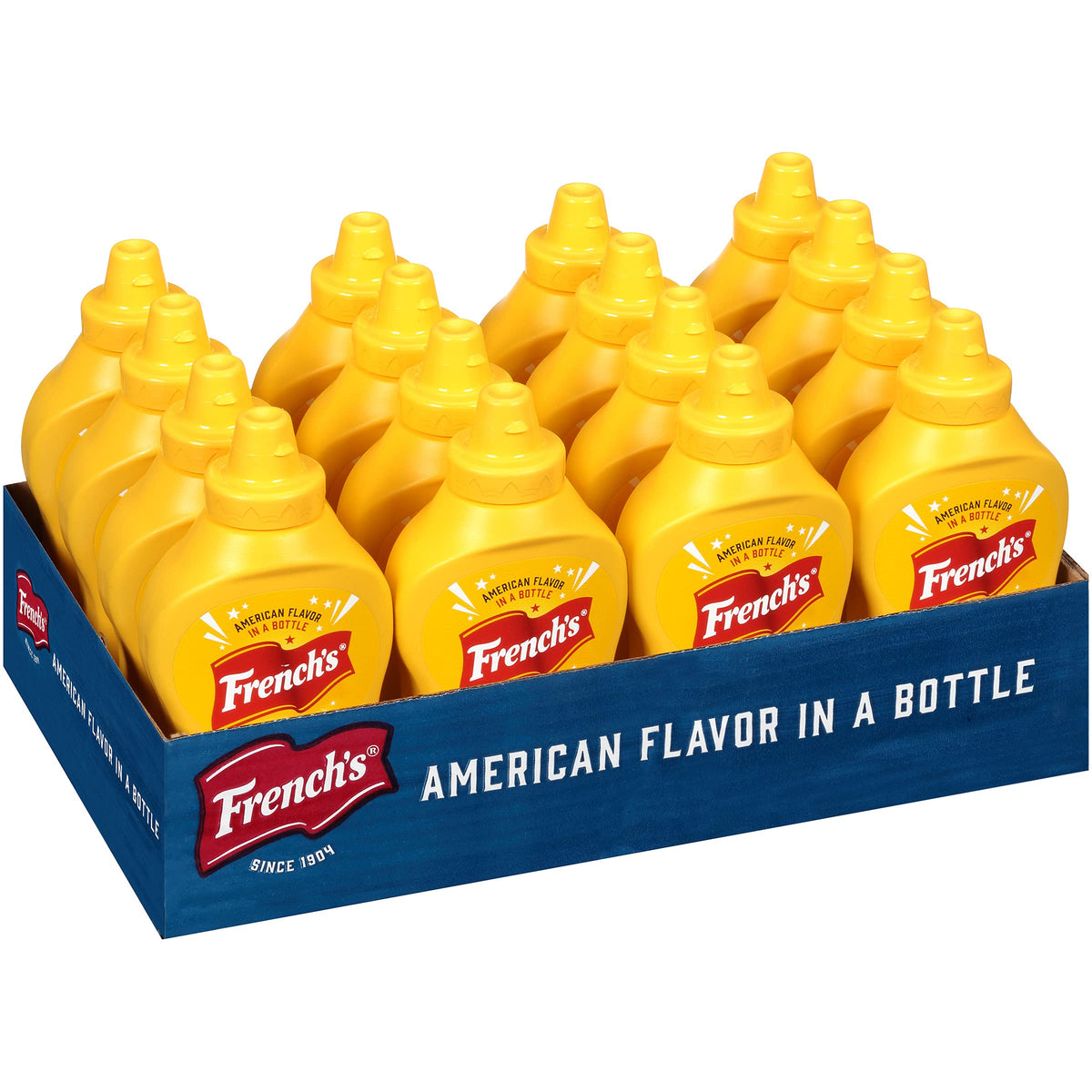 French'S Classic Yellow Mustard, 14 Oz (Pack Of 16)