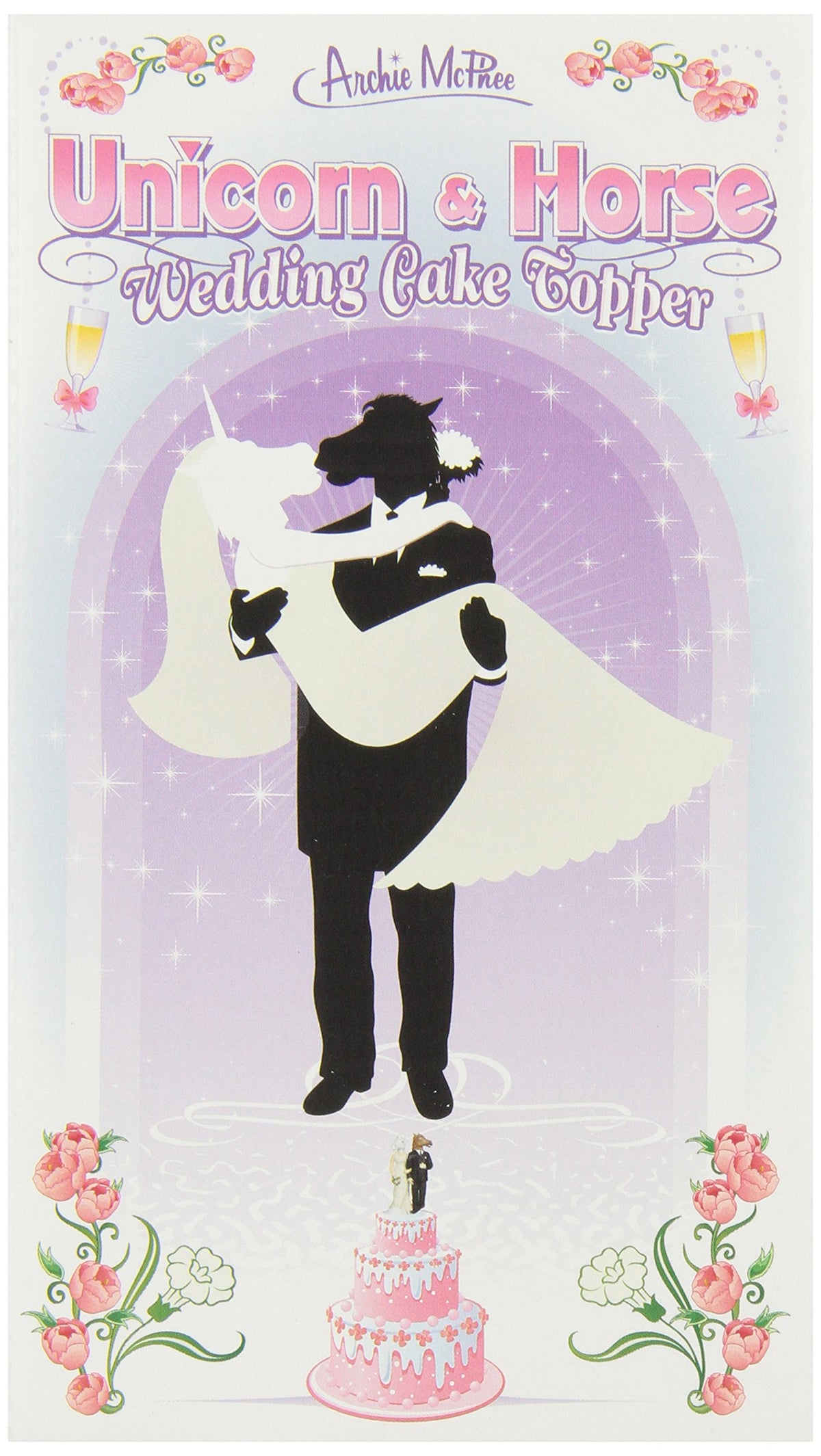 Accoutrements Unicorn And Horse Wedding Cake Topper