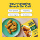 Feel Good Foods Crispy Jalapeno Popper Bites | Gluten-Free Frozen Appetizer Stuffed with Cream Cheese in Crispy Breading | 8oz
